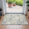 Piper Looms Chantille Geometric ACN2206 Ivory Machine Washable Area Rug Scatter Lifestyle Image Feature