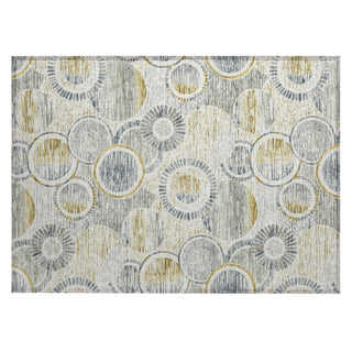Piper Looms Chantille Geometric ACN2206 Ivory Machine Washable Area Rug Scatter Main Image