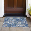 Piper Looms Chantille Geometric ACN2206 Navy Machine Washable Area Rug Scatter Outdoor Lifestyle Image Feature