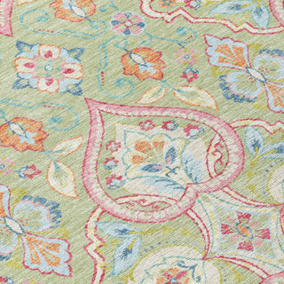 Piper Looms Chantille Bohemian ACN2207 Aloe Machine Washable Area Rug Swatch Image