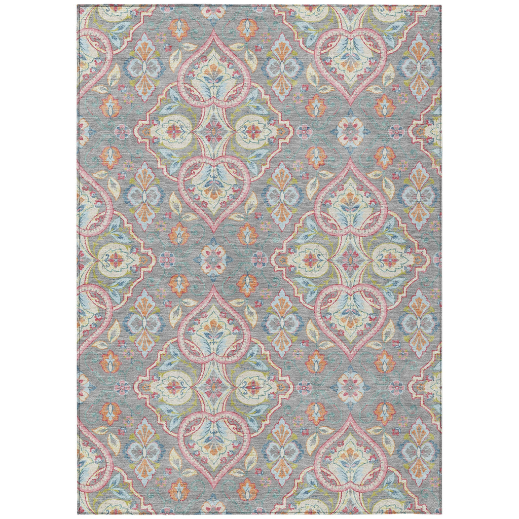 Piper Looms Chantille Bohemian ACN2207 Gray Machine Washable Area Rug main image