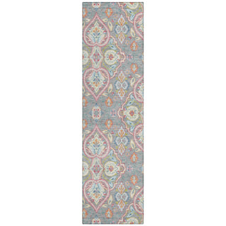 Piper Looms Chantille Bohemian ACN2207 Gray Machine Washable Area Rug Runner Main Image