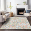 Piper Looms Chantille Bohemian ACN2207 Ivory Machine Washable Area Rug Lifestyle Image Feature