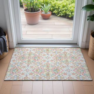 Piper Looms Chantille Bohemian ACN2207 Ivory Machine Washable Area Rug Scatter Lifestyle Image Feature