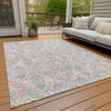 Piper Looms Chantille Bohemian ACN2207 Lavender Machine Washable Area Rug Outdoor Lifestyle Image Feature