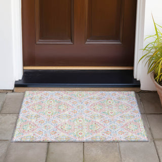 Piper Looms Chantille Bohemian ACN2207 Lavender Machine Washable Area Rug Scatter Outdoor Lifestyle Image Feature