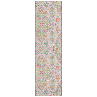 Piper Looms Chantille Bohemian ACN2207 Pink Machine Washable Area Rug Runner Main Image