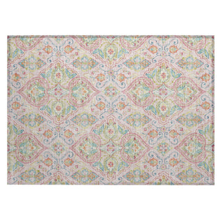 Piper Looms Chantille Bohemian ACN2207 Pink Machine Washable Area Rug Scatter Main Image