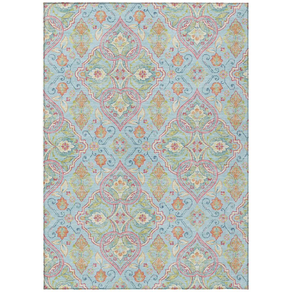 Piper Looms Chantille Bohemian ACN2207 Sky Machine Washable Area Rug main image
