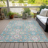 Piper Looms Chantille Bohemian ACN2207 Spa Machine Washable Area Rug Outdoor Lifestyle Image Feature