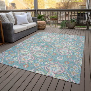 Piper Looms Chantille Bohemian ACN2207 Spa Machine Washable Area Rug Outdoor Lifestyle Image Feature