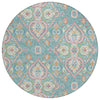 Piper Looms Chantille Bohemian ACN2207 Spa Machine Washable Area Rug Round Main Image
