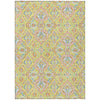 Piper Looms Chantille Bohemian ACN2207 Yellow Machine Washable Area Rug main image