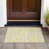 Piper Looms Chantille Bohemian ACN2207 Yellow Machine Washable Area Rug Scatter Outdoor Lifestyle Image Feature