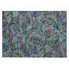 Piper Looms Chantille Geometric ACN2208 Blue Machine Washable Area Rug Scatter Main Image
