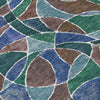 Piper Looms Chantille Geometric ACN2208 Blue Machine Washable Area Rug Swatch Image