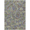 Piper Looms Chantille Geometric ACN2208 Green Machine Washable Area Rug main image