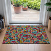 Piper Looms Chantille Geometric ACN2208 Merlot Machine Washable Area Rug Scatter Lifestyle Image Feature