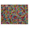 Piper Looms Chantille Geometric ACN2208 Merlot Machine Washable Area Rug Scatter Main Image