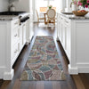 Piper Looms Chantille Geometric ACN2208 Plum Machine Washable Area Rug Runner Lifestyle Image Feature