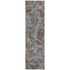 Piper Looms Chantille Geometric ACN2208 Plum Machine Washable Area Rug Runner Main Image