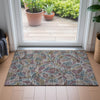 Piper Looms Chantille Geometric ACN2208 Plum Machine Washable Area Rug Scatter Lifestyle Image Feature