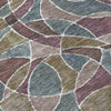 Piper Looms Chantille Geometric ACN2208 Plum Machine Washable Area Rug Swatch Image