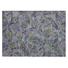 Piper Looms Chantille Geometric ACN2208 Purple Machine Washable Area Rug Scatter Main Image