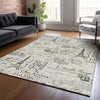 Piper Looms Chantille Novelty ACN2209 Beige Machine Washable Area Rug Lifestyle Image Feature