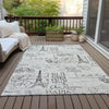 Piper Looms Chantille Novelty ACN2209 Beige Machine Washable Area Rug Outdoor Lifestyle Image Feature