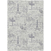 Piper Looms Chantille Novelty ACN2209 Ivory Machine Washable Area Rug main image