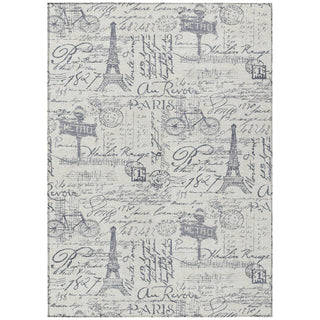 Piper Looms Chantille Novelty ACN2209 Ivory Machine Washable Area Rug main image