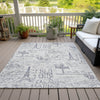 Piper Looms Chantille Novelty ACN2209 Ivory Machine Washable Area Rug Outdoor Lifestyle Image Feature