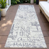 Piper Looms Chantille Novelty ACN2209 Ivory Machine Washable Area Rug Runner Outdoor Lifestyle Image Feature