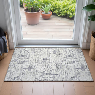 Piper Looms Chantille Novelty ACN2209 Ivory Machine Washable Area Rug Scatter Lifestyle Image Feature