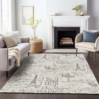 Piper Looms Chantille Novelty ACN2209 Linen Machine Washable Area Rug Lifestyle Image Feature