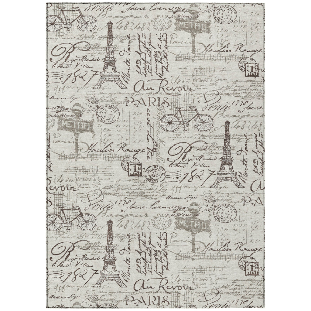 Piper Looms Chantille Novelty ACN2209 Linen Machine Washable Area Rug main image