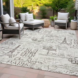 Piper Looms Chantille Novelty ACN2209 Linen Machine Washable Area Rug Outdoor Lifestyle Image Feature