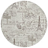 Piper Looms Chantille Novelty ACN2209 Linen Machine Washable Area Rug Round Main Image