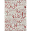 Piper Looms Chantille Novelty ACN2209 Red Machine Washable Area Rug main image