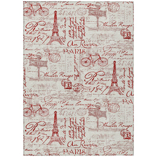 Piper Looms Chantille Novelty ACN2209 Red Machine Washable Area Rug main image