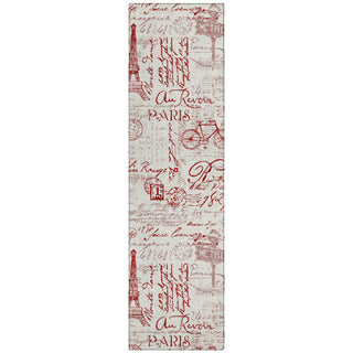 Piper Looms Chantille Novelty ACN2209 Red Machine Washable Area Rug Runner Main Image