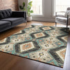 Piper Looms Chantille Moroccan ACN2210 Black Machine Washable Area Rug Lifestyle Image Feature