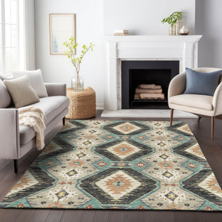 Piper Looms Chantille Moroccan ACN2210 Black Machine Washable Area Rug Lifestyle Image Feature