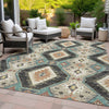 Piper Looms Chantille Moroccan ACN2210 Black Machine Washable Area Rug Outdoor Lifestyle Image Feature