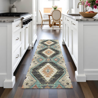 Piper Looms Chantille Moroccan ACN2210 Black Machine Washable Area Rug Runner Lifestyle Image Feature