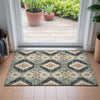 Piper Looms Chantille Moroccan ACN2210 Black Machine Washable Area Rug Scatter Lifestyle Image Feature