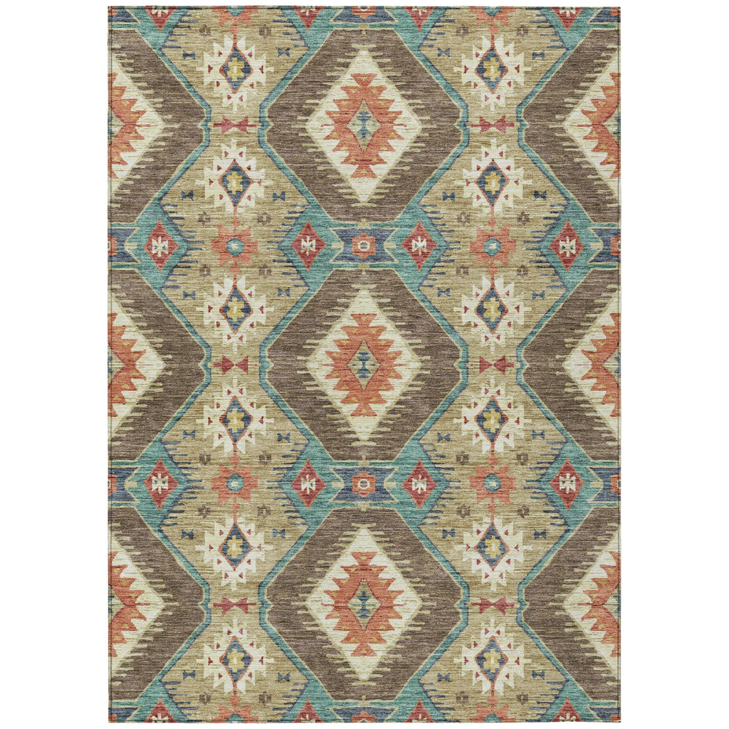 Piper Looms Chantille Moroccan ACN2210 Khaki Machine Washable Area Rug main image