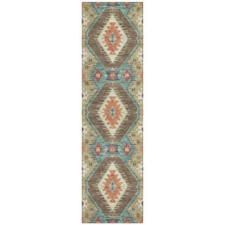 Piper Looms Chantille Moroccan ACN2210 Khaki Machine Washable Area Rug Runner Main Image
