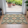 Piper Looms Chantille Moroccan ACN2210 Khaki Machine Washable Area Rug Scatter Lifestyle Image Feature